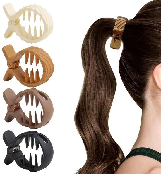 Accessori per capelli in metallo duraturo - 4 pezzi - accessori per capelli in stile moderno - con tocco elegante e glamour - ideale per matrimoni - clip per capelli