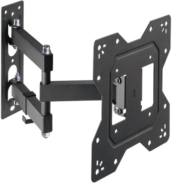 Sostegno TV a parete regolabile e inclinabile per schermi da 28 a 46 pollici (massimo 200 x 200 VESA). Peso: 30 kg.