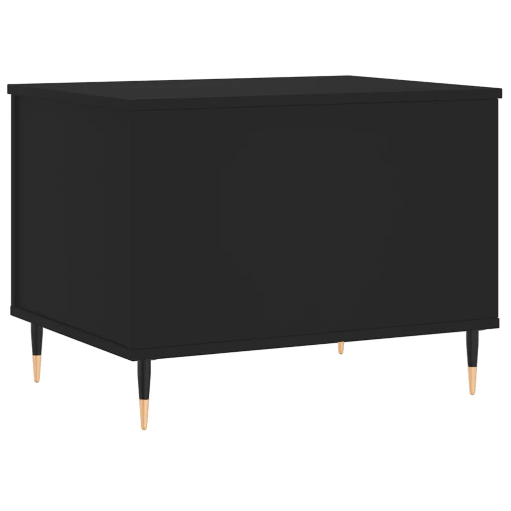 Tavolino da salotto | Tavolino da caff¨¨ | Tavolino da Soggiorno Nero 60x44,5x45 cm in Legno Multistrato