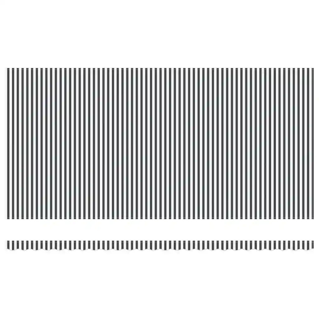 Tenda Retrattile Manuale con LED Antracite e Bianco 600x300 cm 3310244