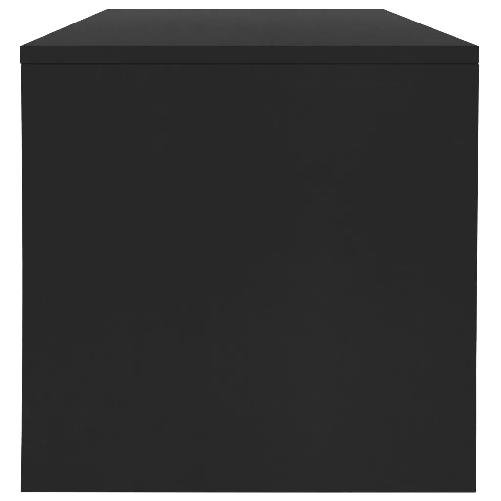 Tavolino da Salotto Nero 100x40x40 cm in Legno Multistrato 800127