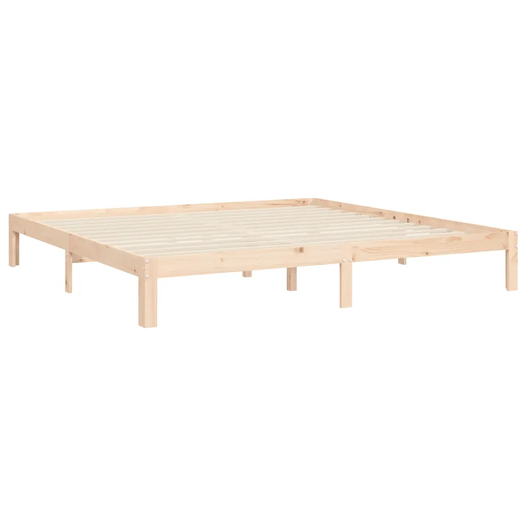 Giroletto senza Materasso 160x200 cm in Legno Massello di Pino 3193541