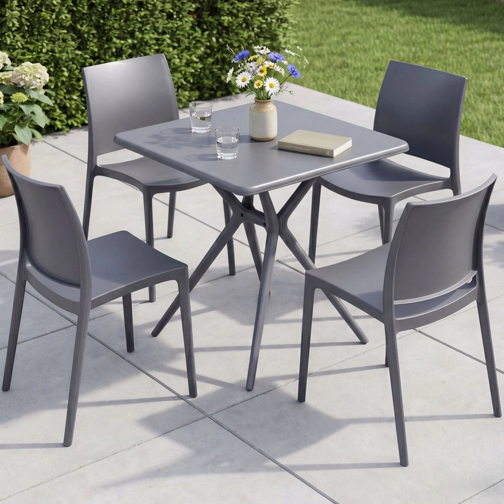 Gartenmцbel-Set Amino mit 4 Stьhlen