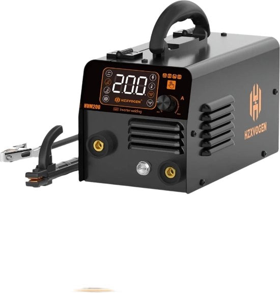Macchina da taglio elettrica 3 in 1 - Lasmachine semiautomatica MMA Mig - Inverter Welder - Non a gas - per saldatura senza gas - Nero - Set 2