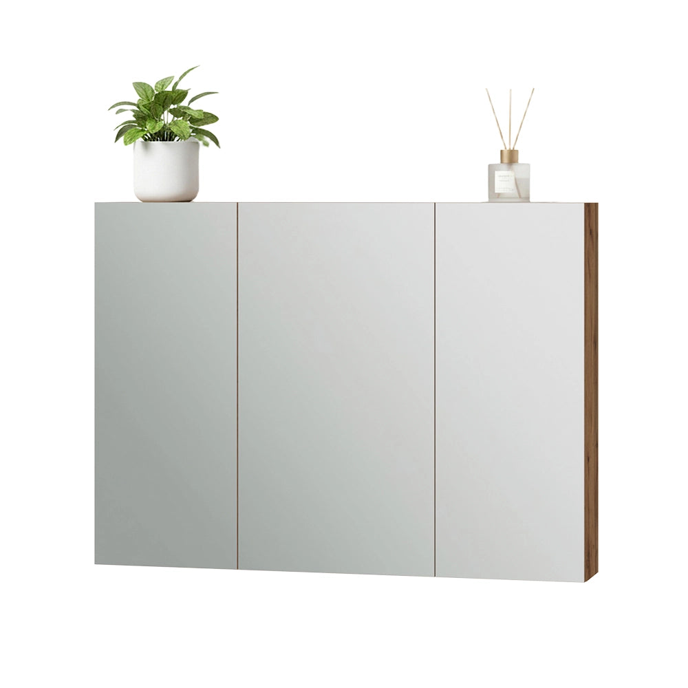 Vicco Specchio contenitore bagno Rovere 99.7 x 73.2 cm con 3 porte