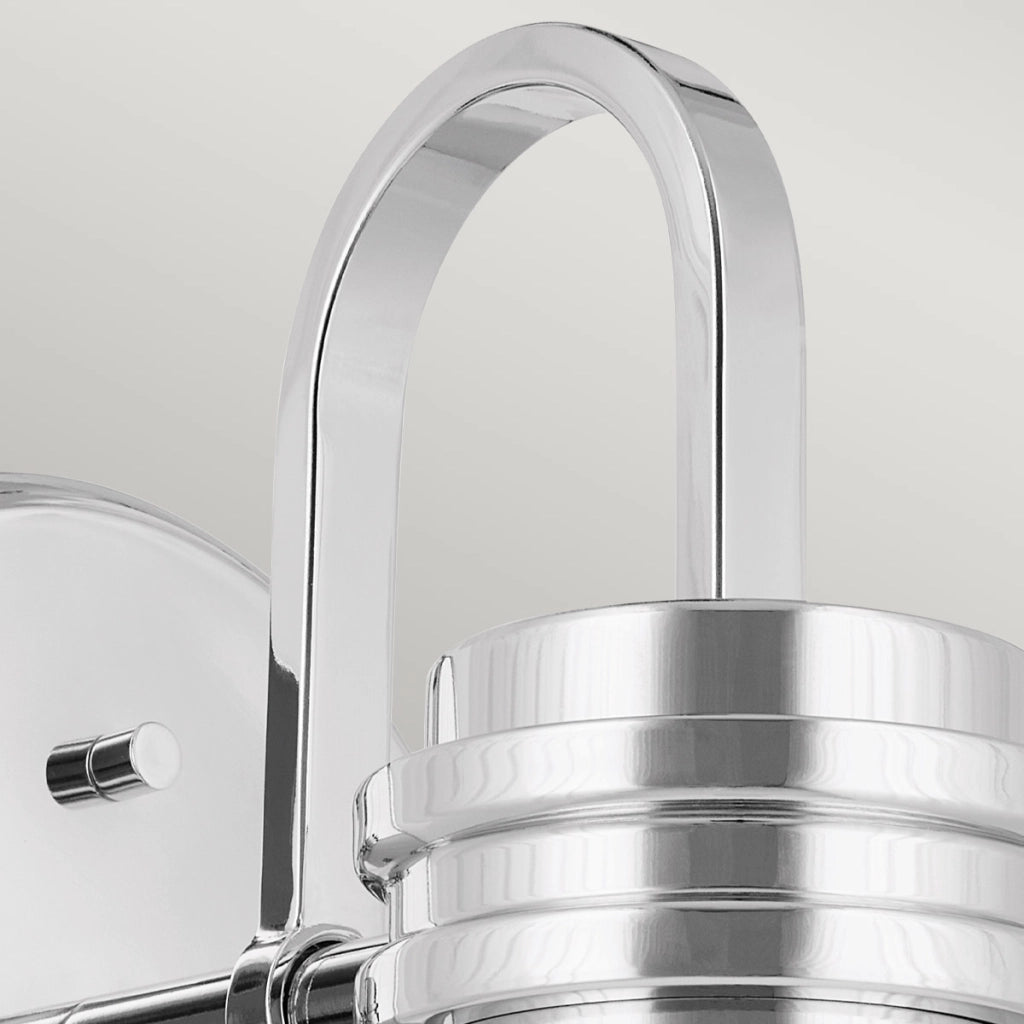 Applique bagno Farum cromo, vetro opale, 1xG9 3W Kichler