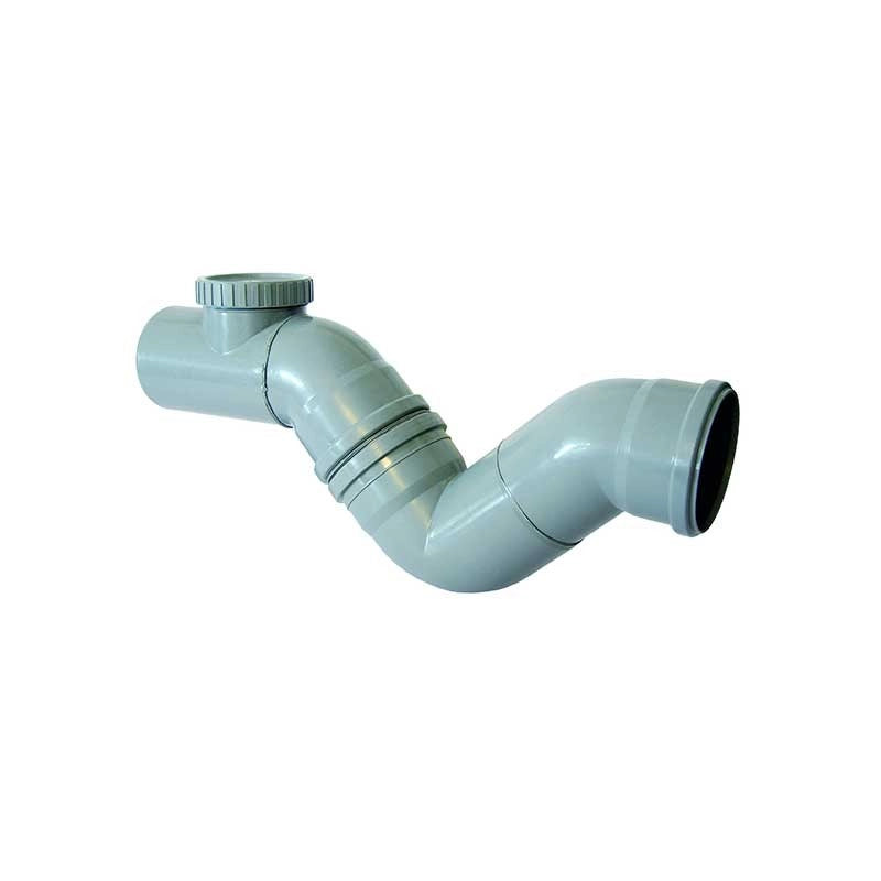 Sifone firenze orizzontale in polipropilene (1 Tappo) : Diametro - 90