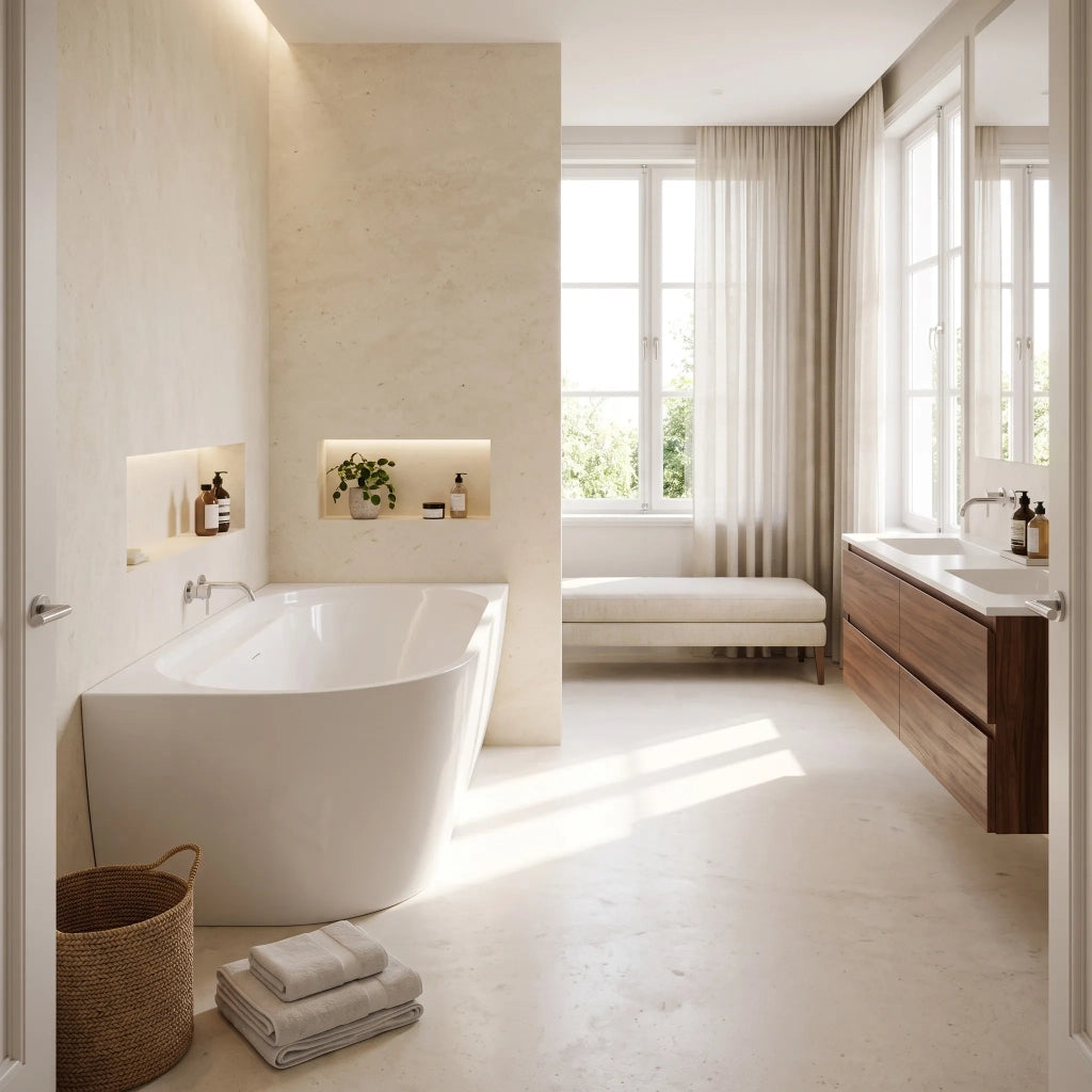 Vasca Bagno Rea Marion Right 170cm Copritappo nero