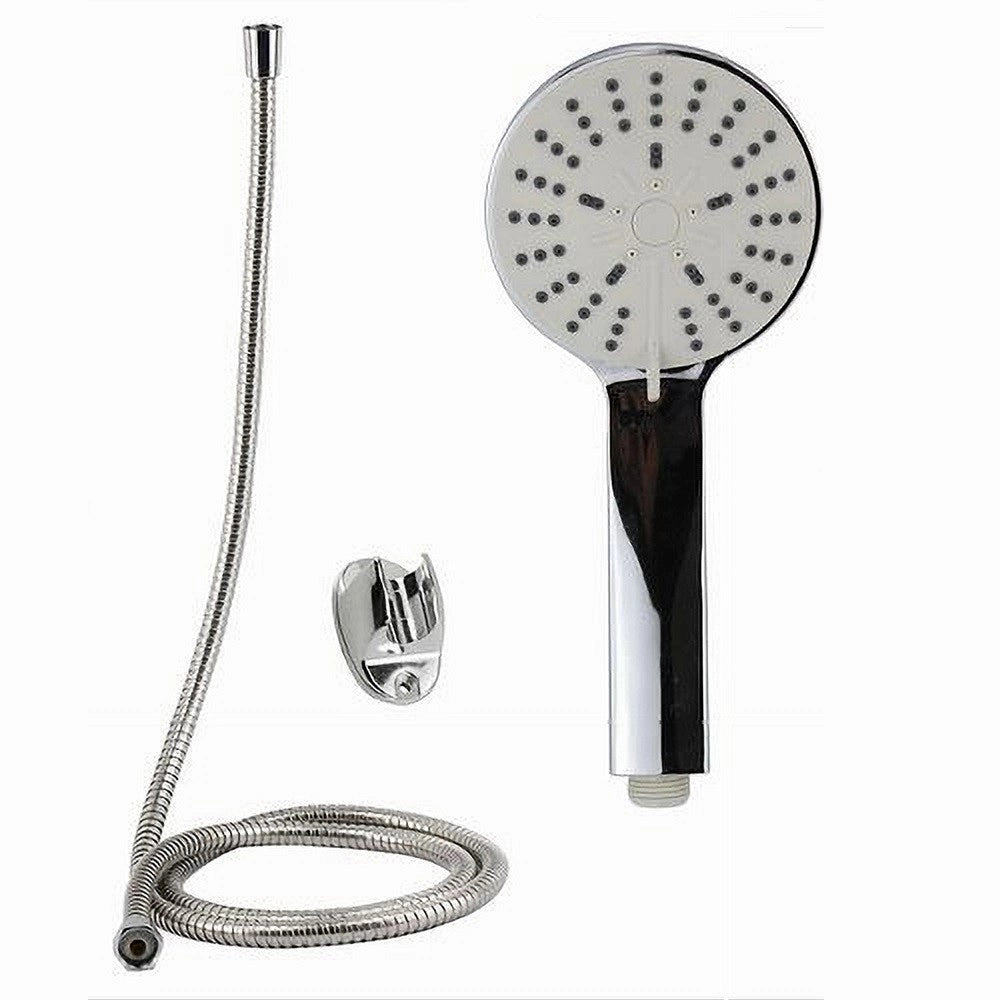 Trade Shop - Kit Doccetta Multigetto Doccino Soffione Doccia Laccio 1,8 Mt Staffa Bagno 69047 -