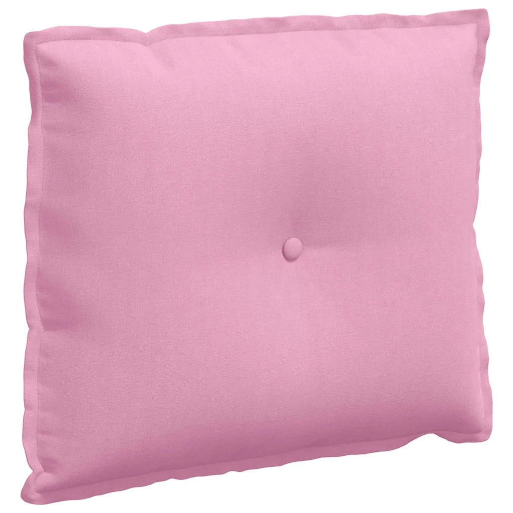 Cuscino per Schiena Rosa 60 x 19 x 50 cm Tessuto 42014673