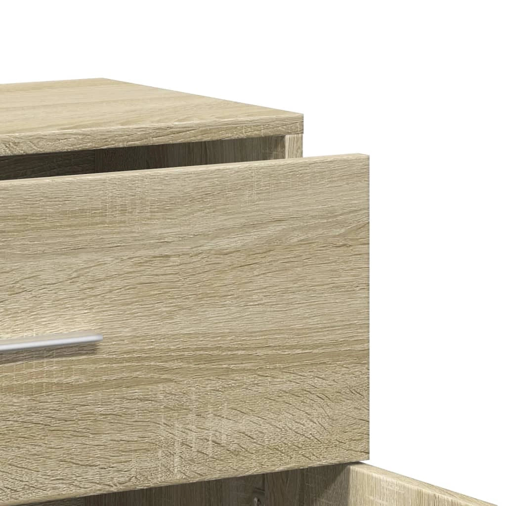 Buffet credenza cassettiera armadio mobile contenitore organizer per cucina soggiorno salotti set da 2 Sonoma 60 x 31 x 70 cm legno ingegnerizzato marrone 02_0036815