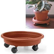 SOTTOVASO CON RUOTE Ø 40 cm