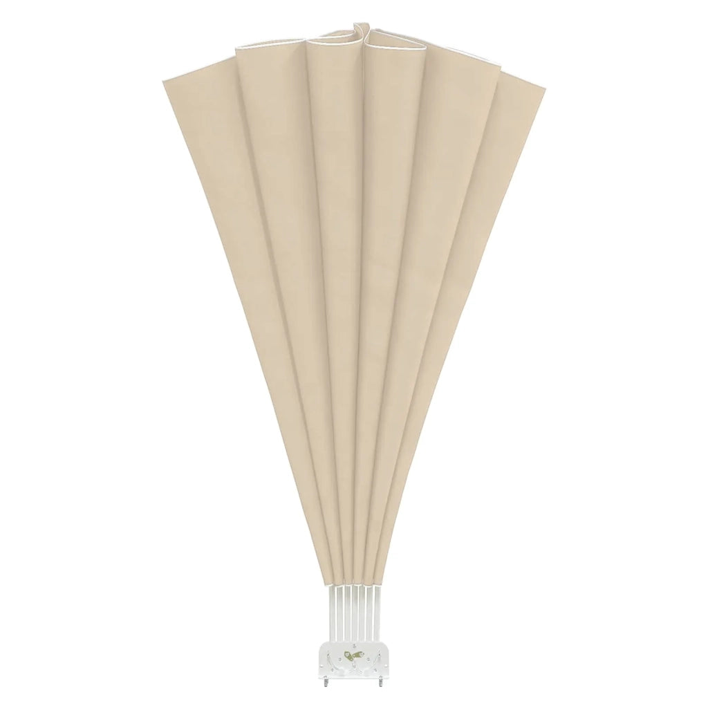Tenda Laterale per Terrazza Pieghevole Crema 200 cm 44578