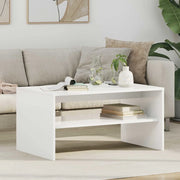 Tavolino da salotto Bianco 80 x 50 x 40 cm Legno ingegnerizzato 8000276
