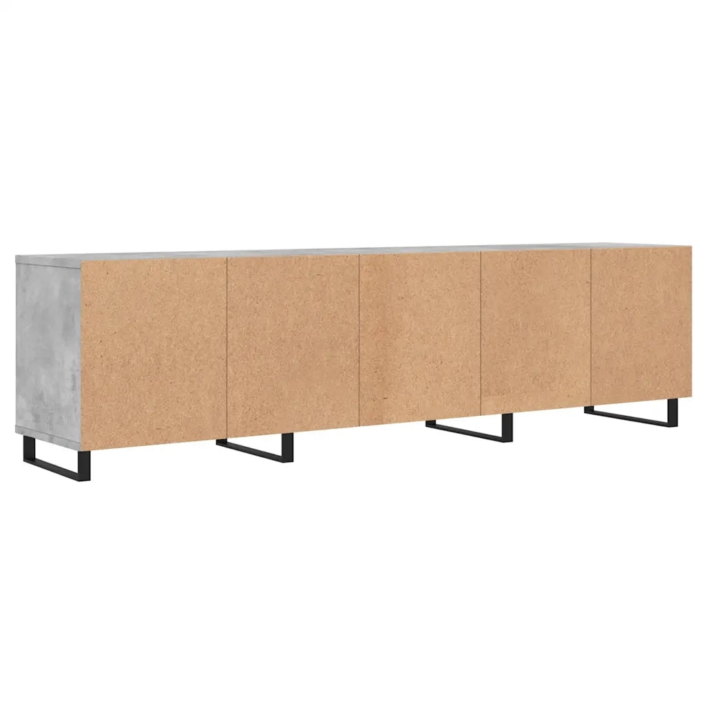 Mobile TV Grigio Cemento 150x30x44,5 cm Legno Multistrato 831304