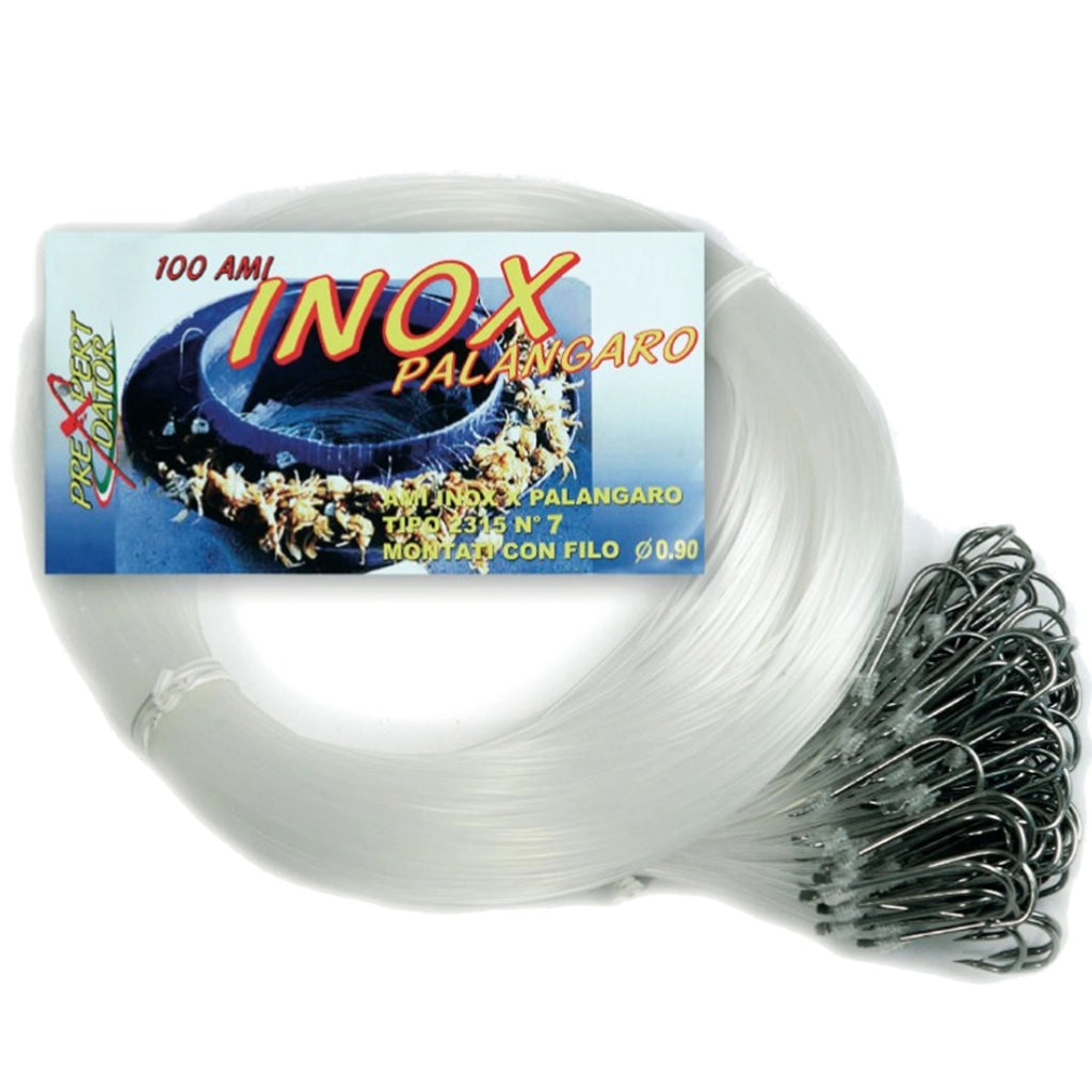 Ami montanti inox 100 ami lunghezza cm 220 ami numero 6 tipo 2315