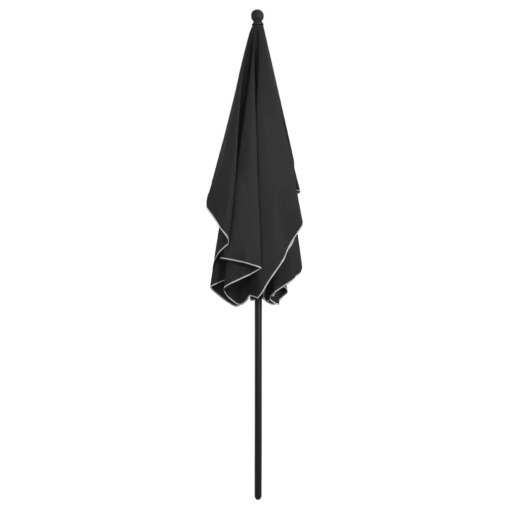 Ombrellone da Giardino con Palo 210x140 cm Antracite 315545