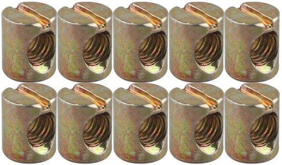 Viti a espansione M8 - 10 pezzi - 15mm di lunghezza - acciaio inossidabile - resistente alla ruggine - per mobili e letti - viti per mobili