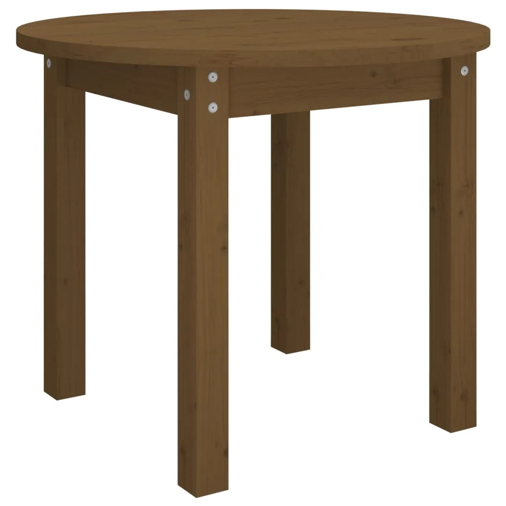 Tavolino da Salotto Miele Ã˜ 55x45 cm in Legno Massello di Pino cod mxl 24926
