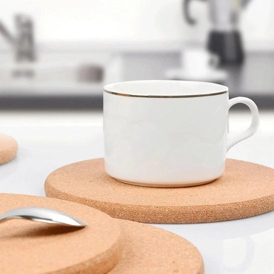 Set di 6 piedini in gomma antiscivolo - 6 pezzi - naturale - gomma - 16/19 cm
