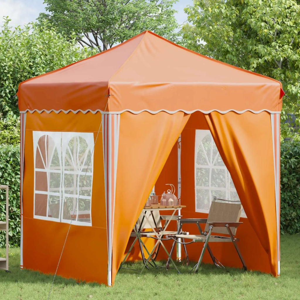 Tenda per feste a pop-up-Gazebo Arancione 195 x 195 x 245 cm 890165