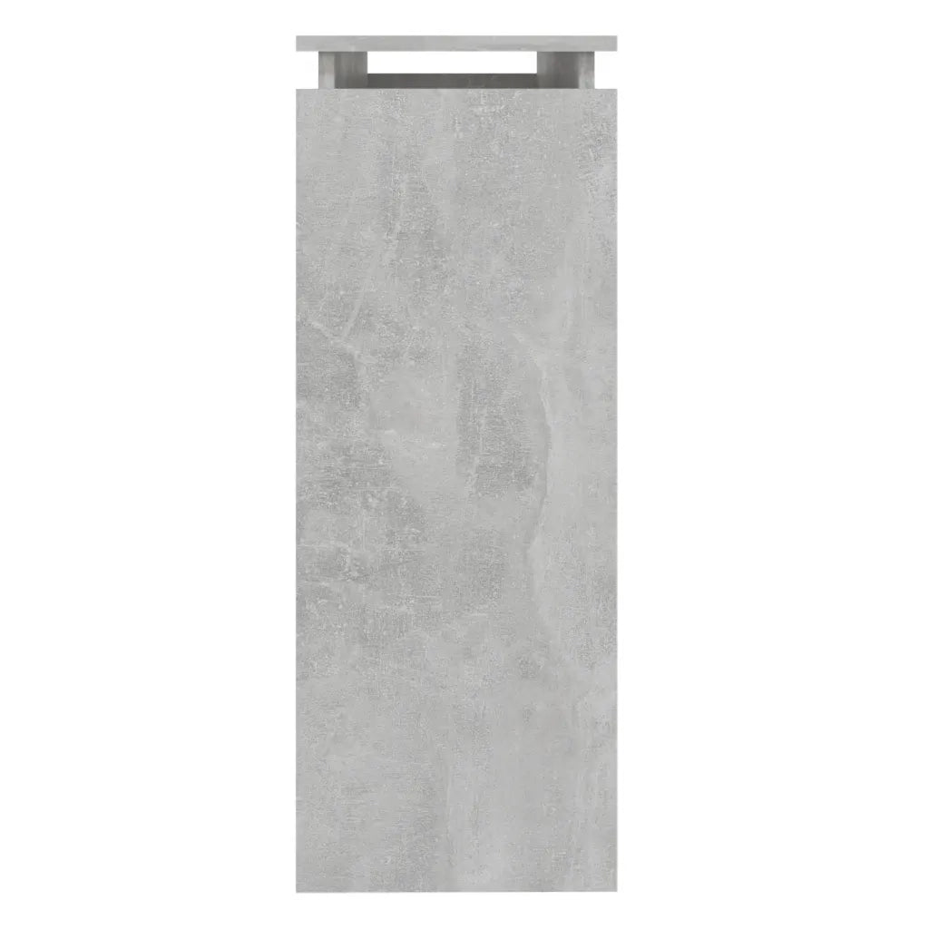 Tavolino Consolle | Tavolo d'Ingresso Grigio Cemento 102x30x80cm Legno Multistrato