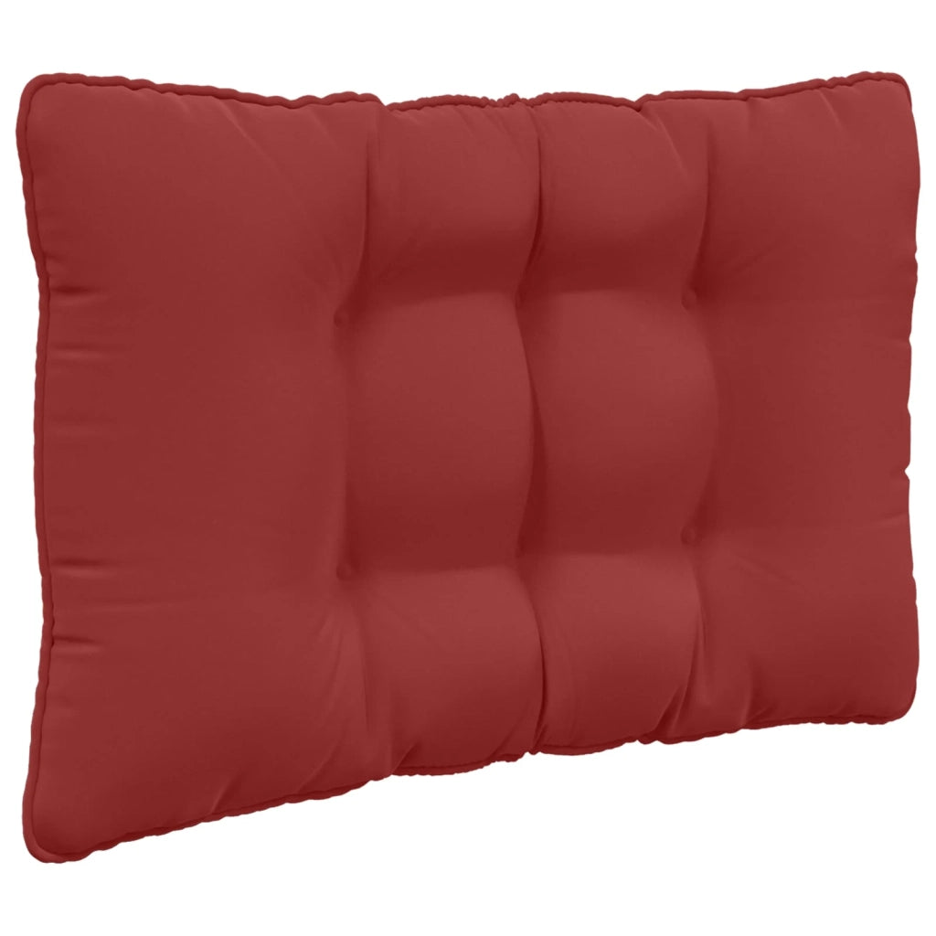 Cuscino per divano da esterno 3 pcs Rosso vino Poliestere