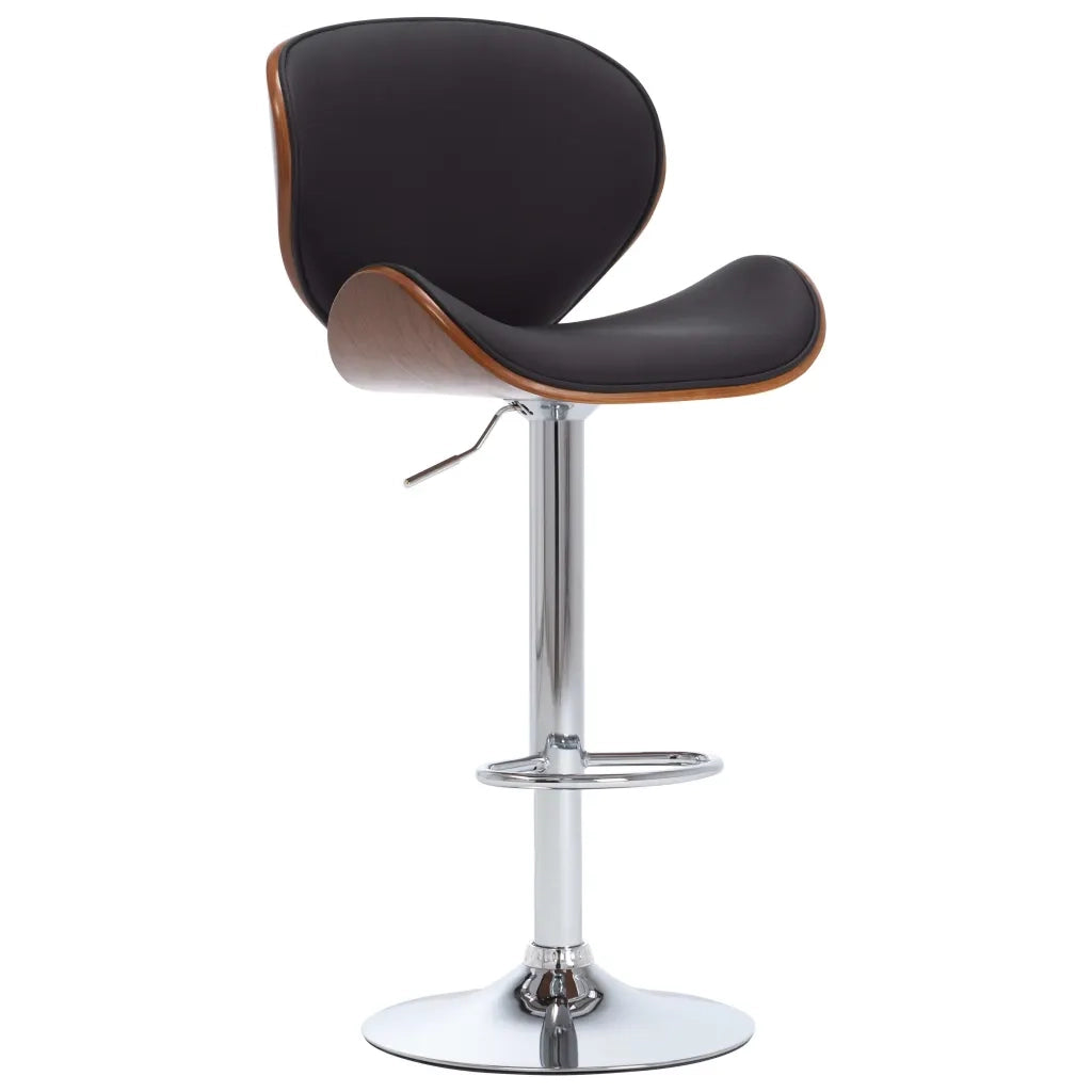 Sgabello da Bar Nero in Similpelle cod mxl 77204