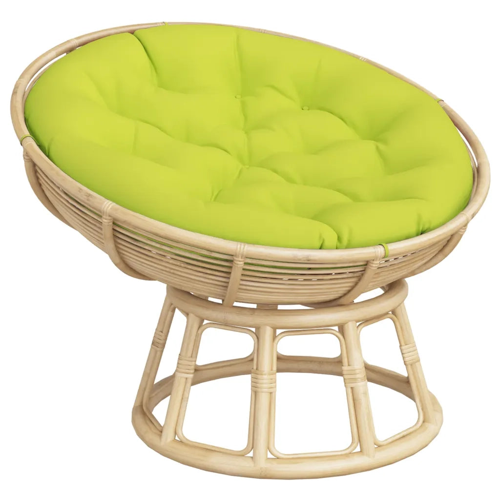 Cuscino Rotondo Verde Chiaro Ø 100x11 cm in Tessuto Oxford 361973