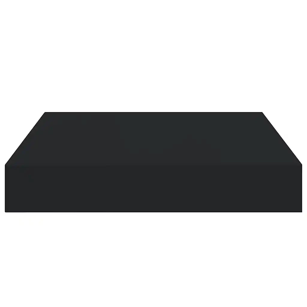 Scaffali a Parete 2 pz Neri 23x23,5x3,8 cm in MDF 323824
