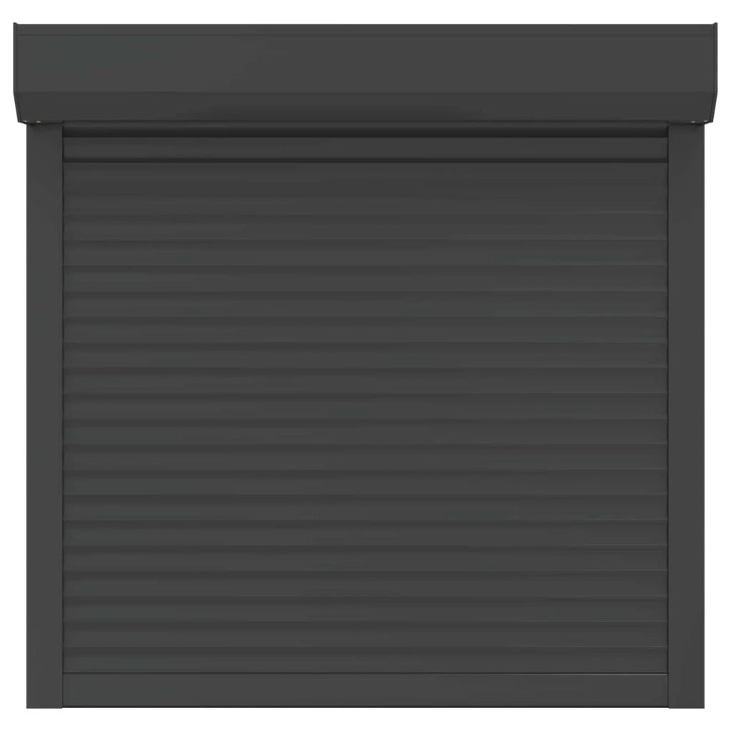 Persiana a rullo Antracite 100 x 100 cm Alluminio e poliuretano