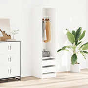 Armadio con Cassetti Bianco 50x50x200 cm in Legno Multistrato 800612