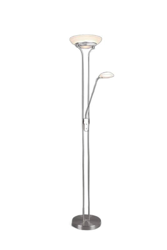 Lampada da terra LED ORSON argento dimmer touch RL