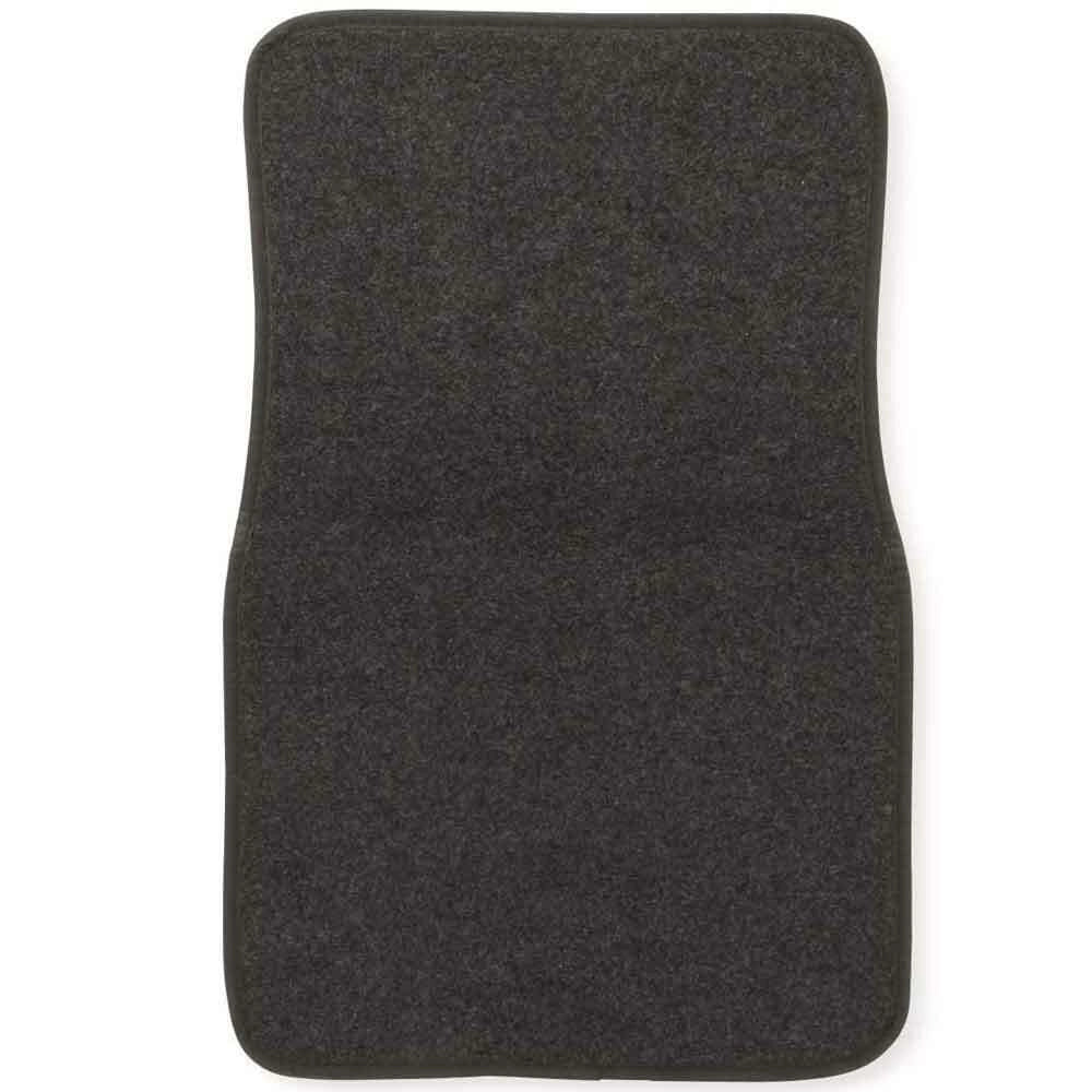 4x Tappeti Auto Tappetini Anteriori Posteriori in Gomma Moquette Universali Nero