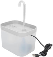 Fonteino per gatti, 1,5 l materiale PP, fonteino per gatti IPX8 impermeabile a acqua, 25 dB fonteino automatico silenzioso per animali domestici, cani e gatti