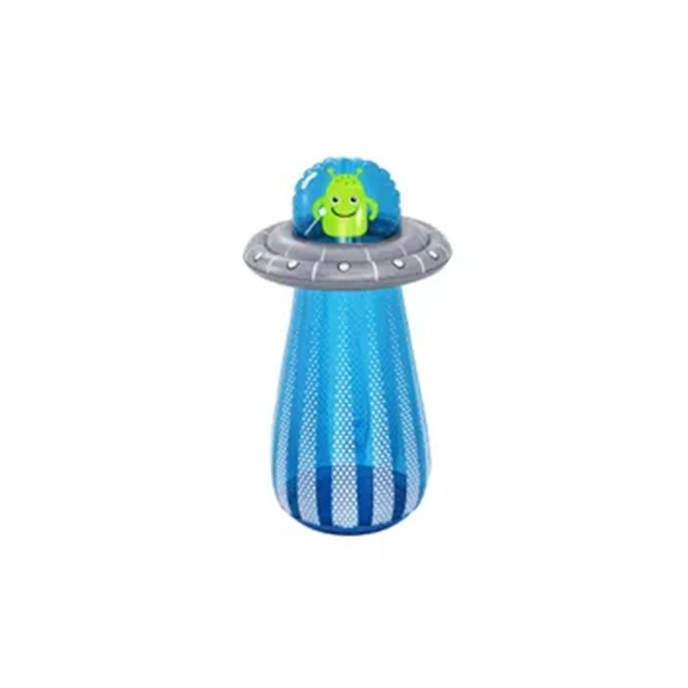 Trade Shop - Gioco Gonfiabile Spruzza Acqua Pungiball Sempreimpiedi Ufo Blaster 61x119cm Bambini 52731 -