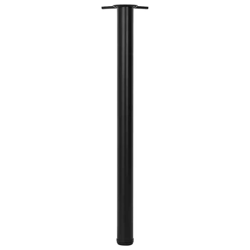 Set Gambe Tavolo Altezza Regolabile Nere 870 mm 242140