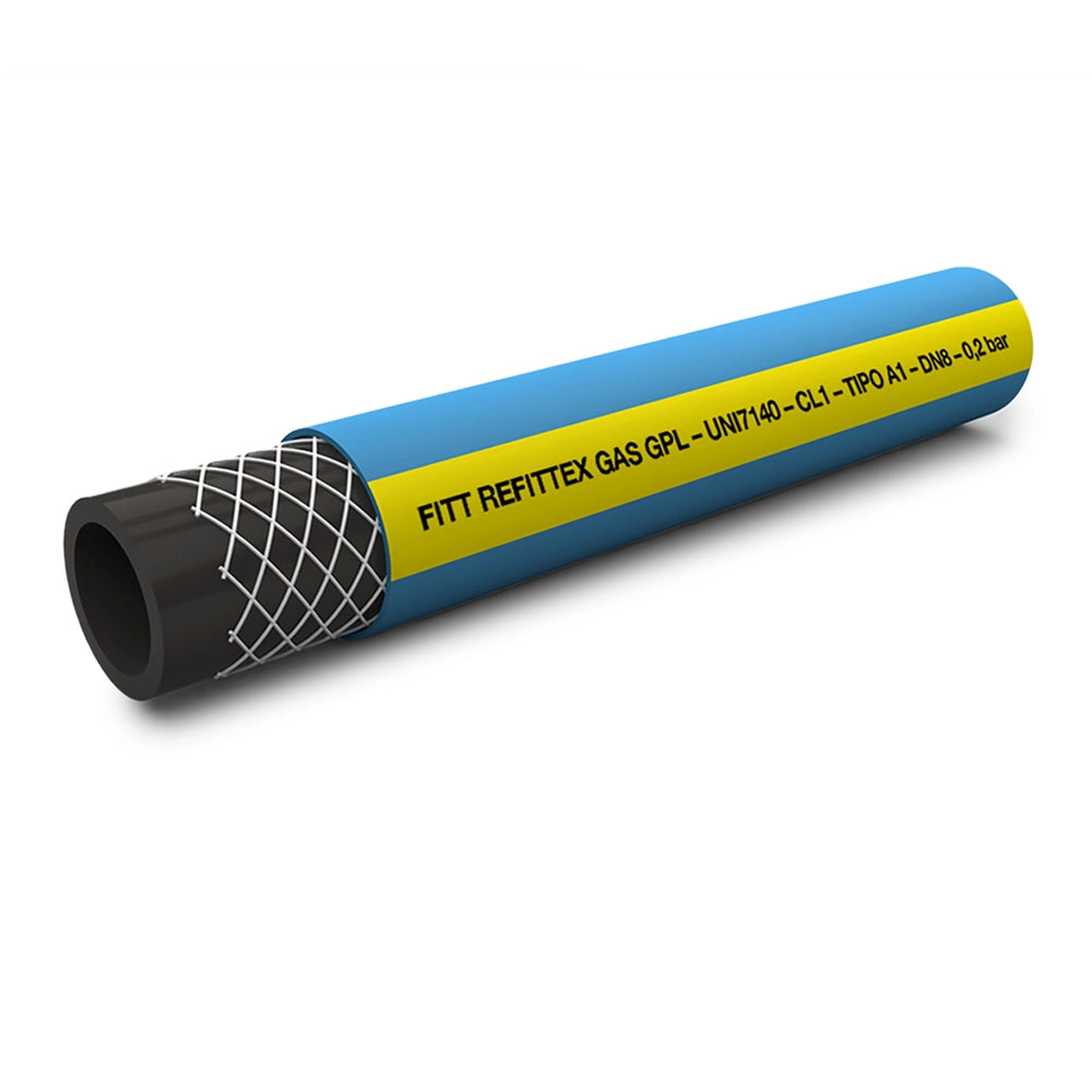 TUBO 'REFITTEX' PER GAS GPL Ø mm 8 x 13 - rotolo 100 mt  - FITT