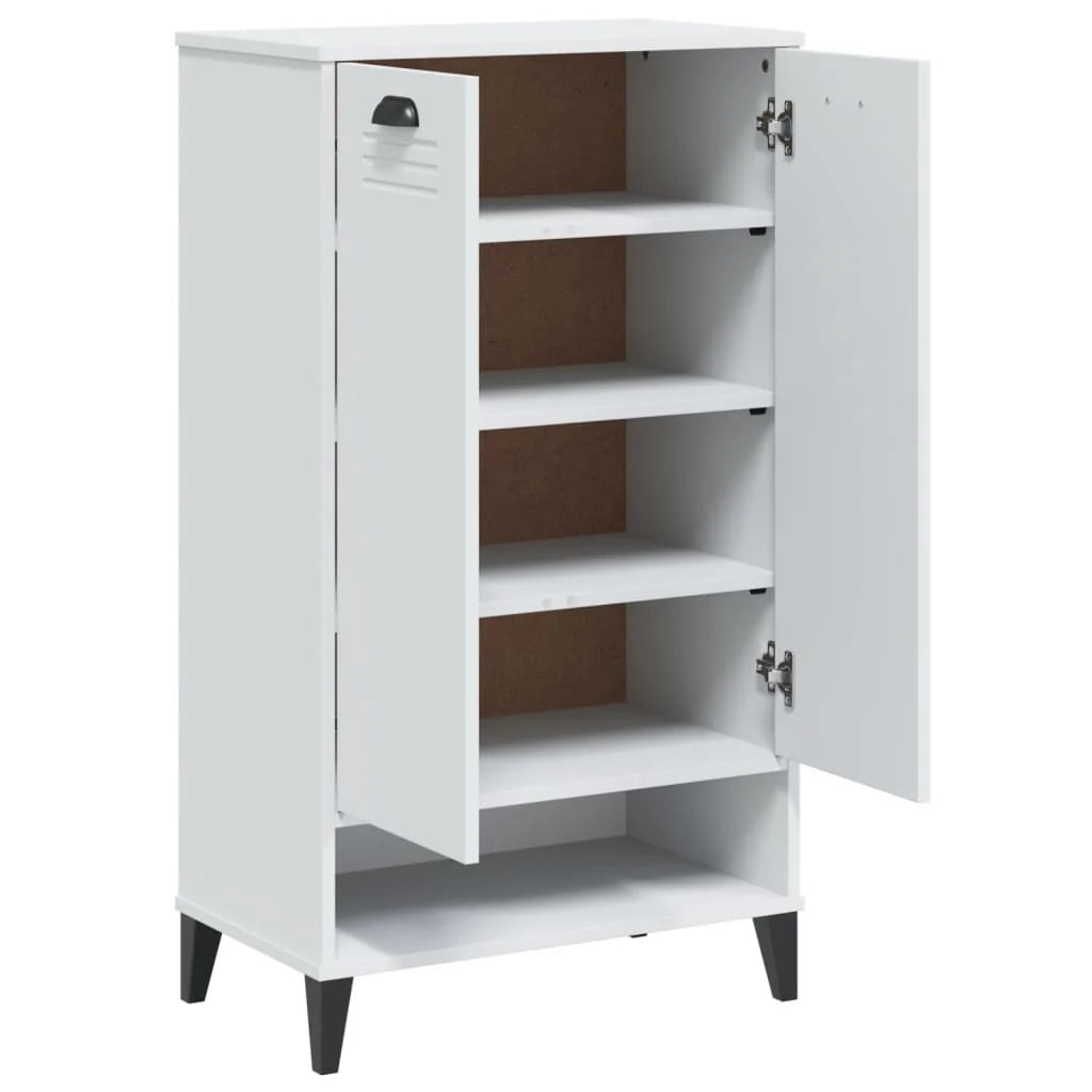 Scarpiera mobile contenitore per scarpe mobile per ingresso/corridoio/soggiorno legno ingegnerizzato bianco 02_0022119