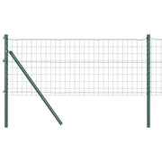 Recinzione da Giardino | Recinzione con Posto Verde 0,6 x 25 m Acciaio e PVC
