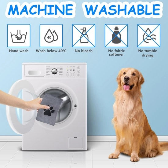 Asciugamano per cani extra assorbente - microfibra - morbido - duraturo - per piccoli/medi/grandi cani - 75 x 35 cm - asciugamano per animali