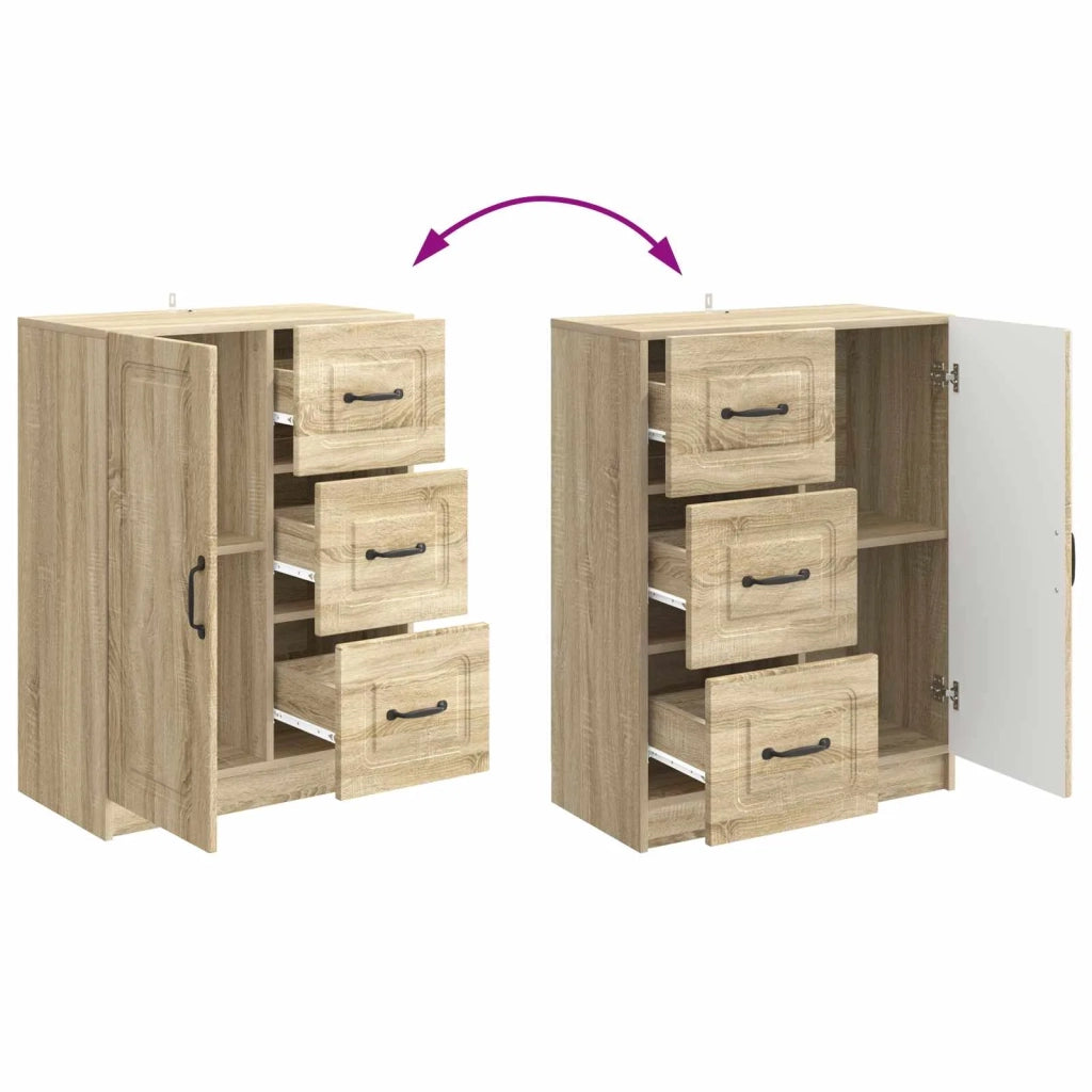 Credenza Rovere Sonoma 66 x 34,5 x 87 cm Legno ingegnerizzato