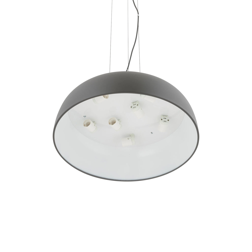 Lampadario Nowodvorski Satellite M grigio Ø58 7xE27