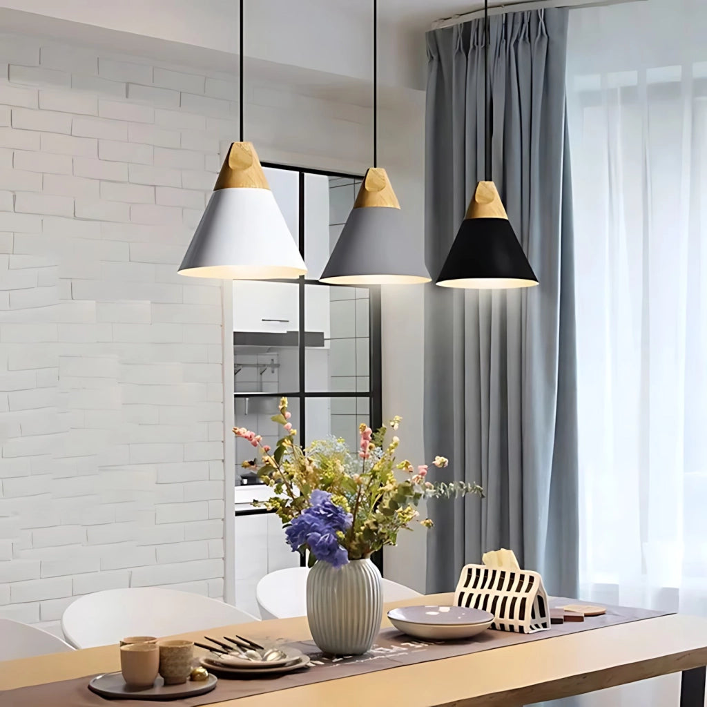 Lampada Da Soffitto Pensile Scandi A. Bianca