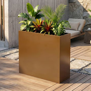 Fioriera Vaargel in Acciaio Portafiori 82x90x30 cm - Marrone casa.pro