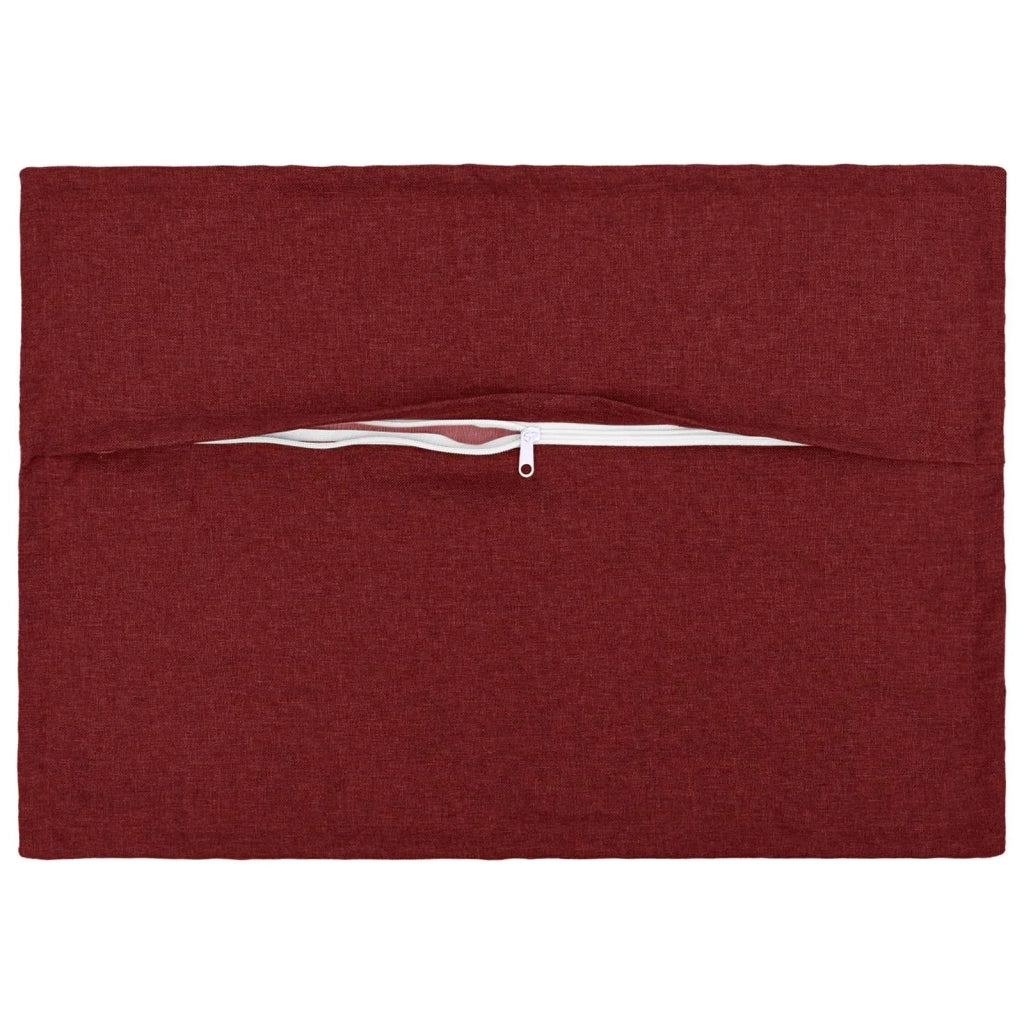 Federa 6 pcs HOUTEN Rosso Vino 40 x 60 cm Lino 917431
