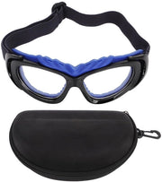Occhiali da Sport Comfortevoli - Viso Protettivo - Bracciale Anti-Slittamento - Adattamento Curvo - Lenti in Poliacrilato - Adatto per Corsa e Pallacanestro