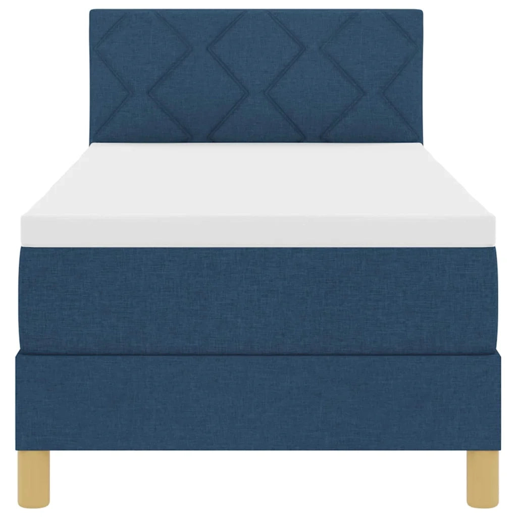 Letto a Sorgente LED con strisce LED Blu 80 x 200 cm Tessuto 3342477