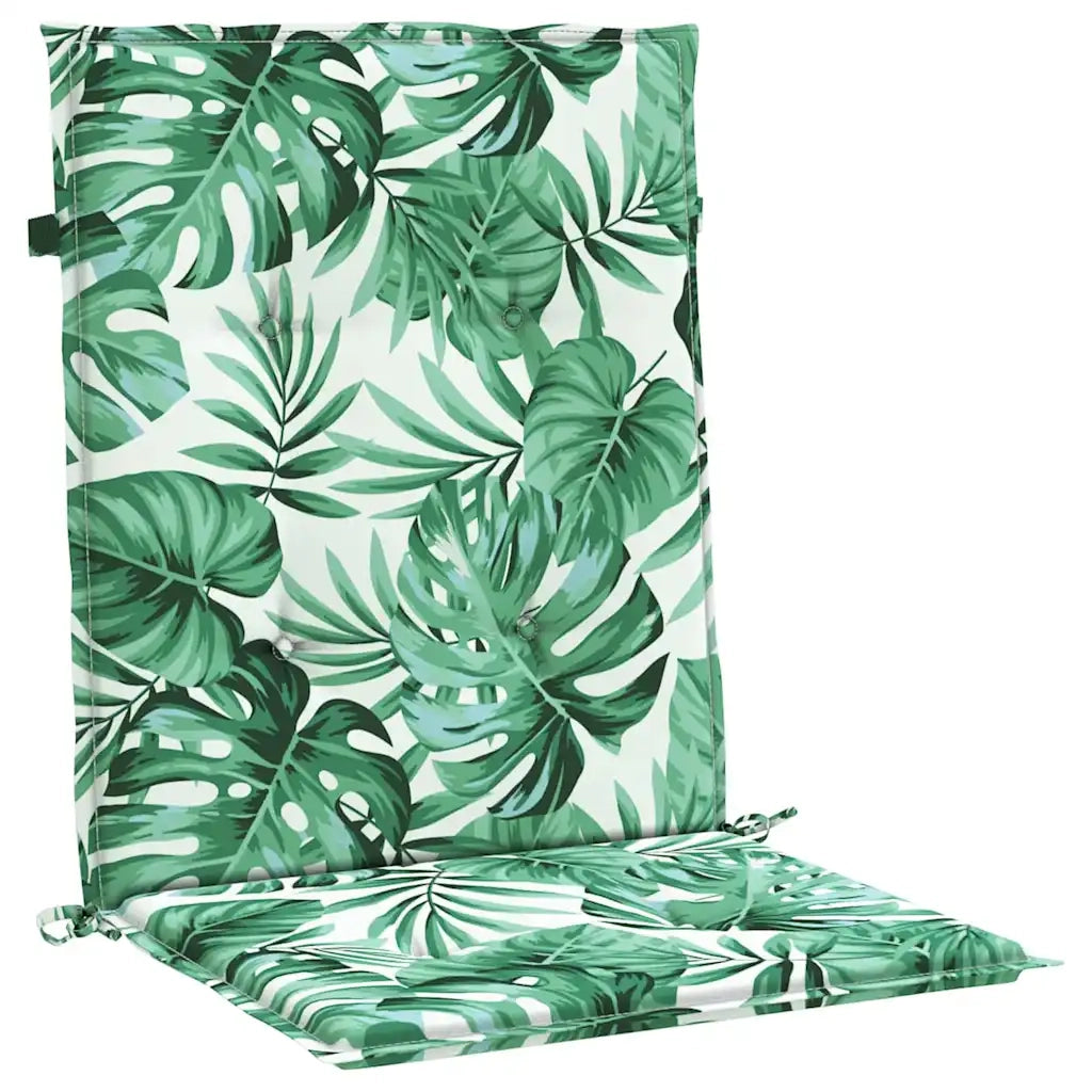 vidaXL Cuscini per sedie Altro 6 pcs Motivo a foglia 100 x 50 x 3 cm