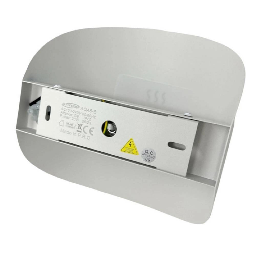 Trade Shop - Applique A Parete Con Raffigurazione Tazza Del Caffè Lampada Attacco G9 Ip20 Aq45 - Bianco